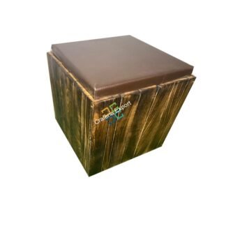 Handmade Wooden Square Shape Furniture Coffee Stool for Home ,Hotels,Gardens Decor|Storage Stool