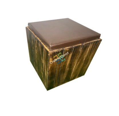 Handmade Wooden Square Shape Furniture Coffee Stool for Home ,Hotels,Gardens Decor|Storage Stool