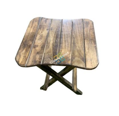 Wooden Folding coffee Table / Side Table for Multipurpose use in living room/ Garden/balcony - Image 2