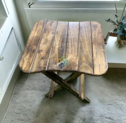 Wooden Folding coffee Table / Side Table for Multipurpose use in living room/ Garden/balcony