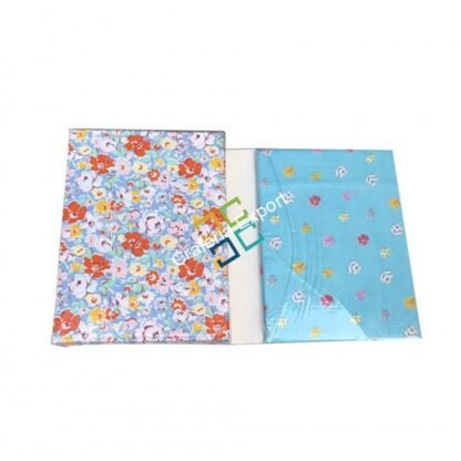 Chic printed cotton two single bedsheet with two pillow cover - Image 2