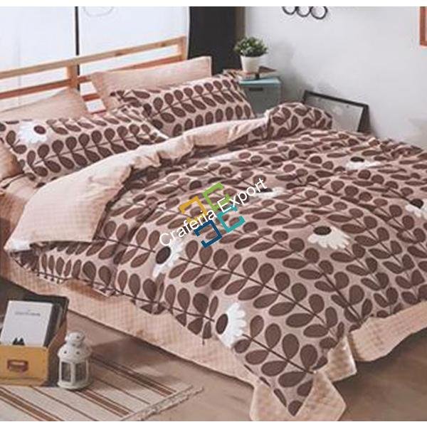 Beautiful Comfort Printed single bedsheet with 2 pillow covers