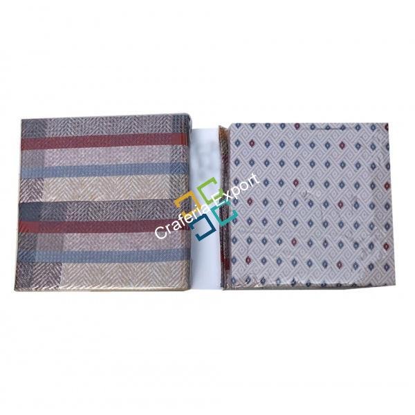 Checkered Print Cotton King Size Double Bed Sheet with 4 Pillow Cover - Image 4