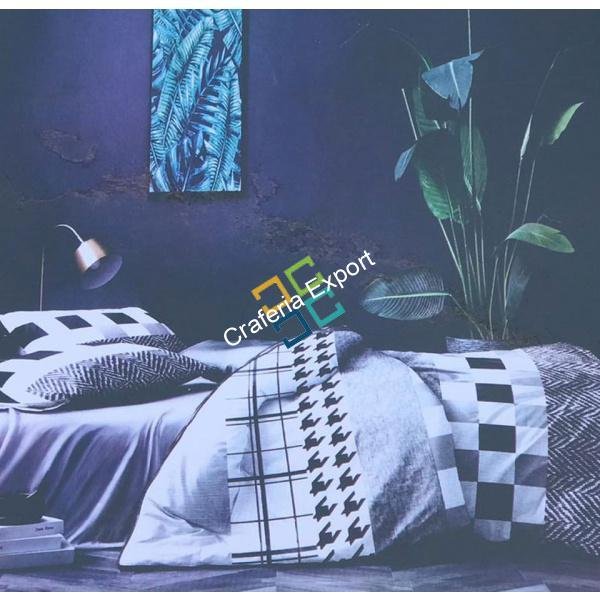 Comfortable Cotton Fabric Double Bedsheet with Two pillow cover