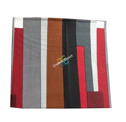 colorful stripes of horizontal print made Double bedsheets (Two Pillow covers) - Image 2
