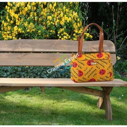 Beautiful Printed cotton Purse / handbag for ladies - Image 2
