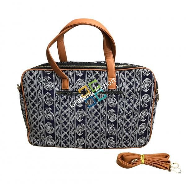 Traditional Chikankari Designed Handbag/Laptop Bag
