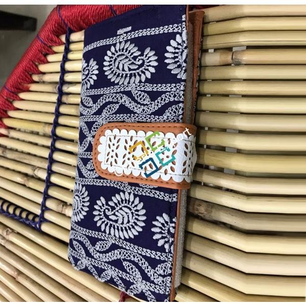 Chikankari Embroided Clutch/Wallet For Women & Girls - Image 5