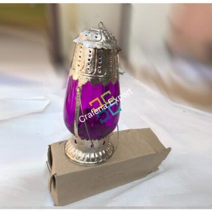 Decorative small lantern tealight candle holder indoor/outdoor showpiece - Image 2