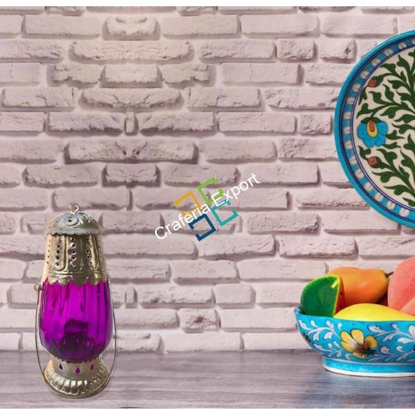 Decorative small lantern tealight candle holder indoor/outdoor showpiece - Image 3