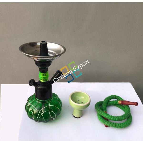 Hukkah - Glass bottom for fun that is smoking / home decor desainer Antique item - Image 3