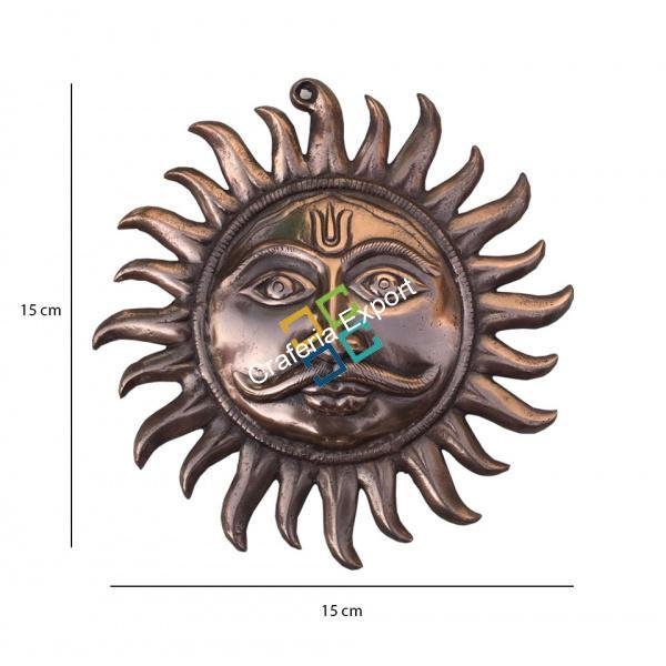 Handicraft/Vastu Metal Sun Wall hanging for home decor/gifts - Image 2