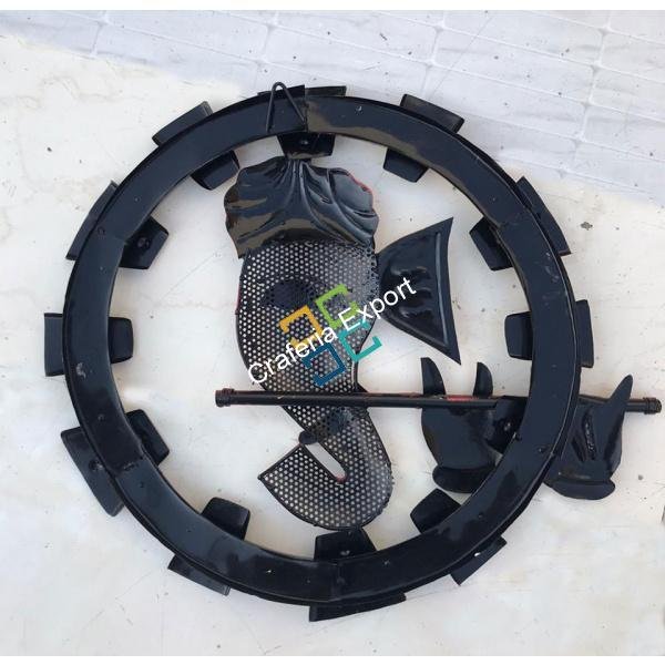 Amazing traditional Ganesha flute wall hanging for wall decor - Image 3