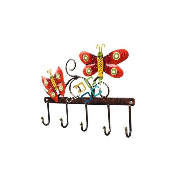 Colourful Butterfly Wall Key Holder for Home Decor