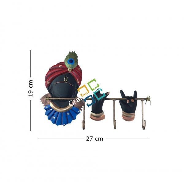 Beautiful krishna keyholder for home decor/office decor( set of 2 ) - Image 2