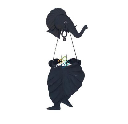 Wonderful Lord ganesha with manjeera wall hanging showpiece for wall decor - Image 2