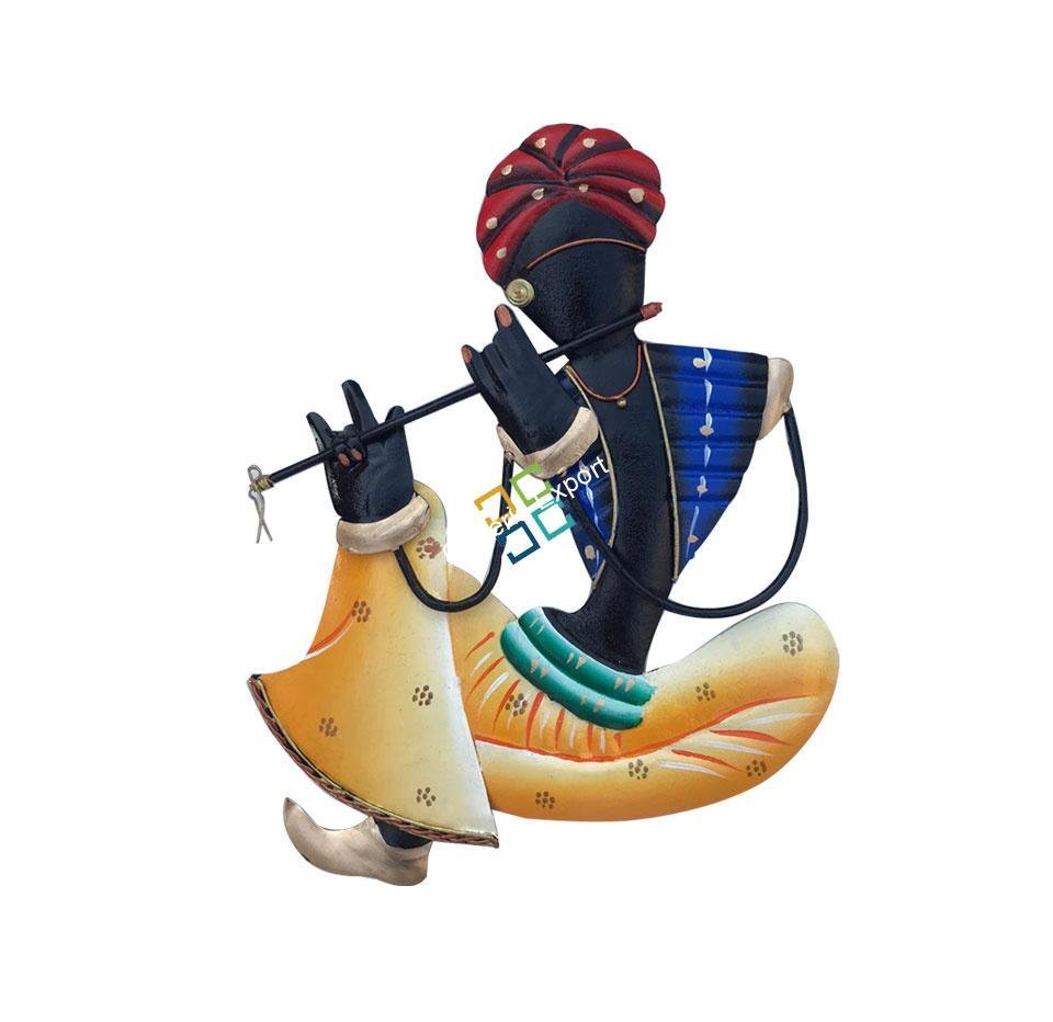 Wall mount traditional rajasthani showpiece / wall hanging for home decor - Image 2