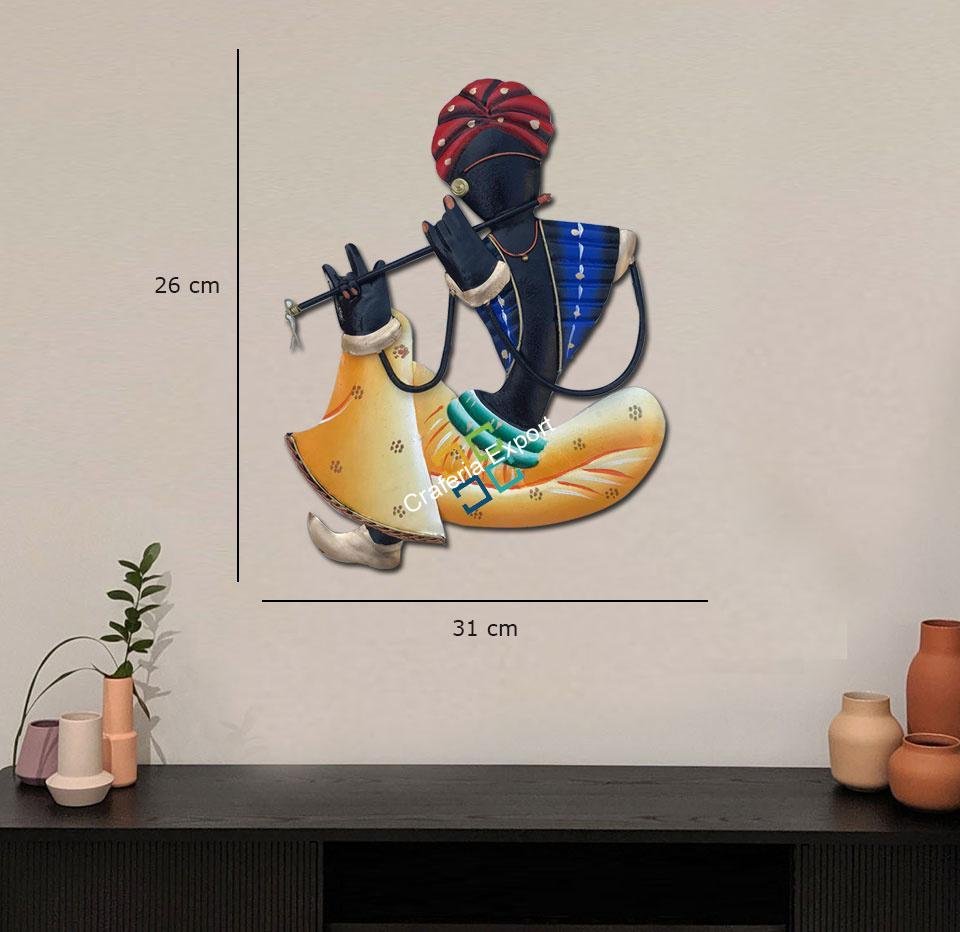 Wall mount traditional rajasthani showpiece / wall hanging for home decor - Image 4