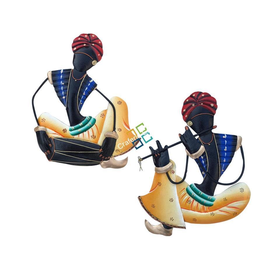 Traditional crafted rajasthani attractive showpiece / wall hanger / for home decorative ( set of 2 pcs ) - Image 2