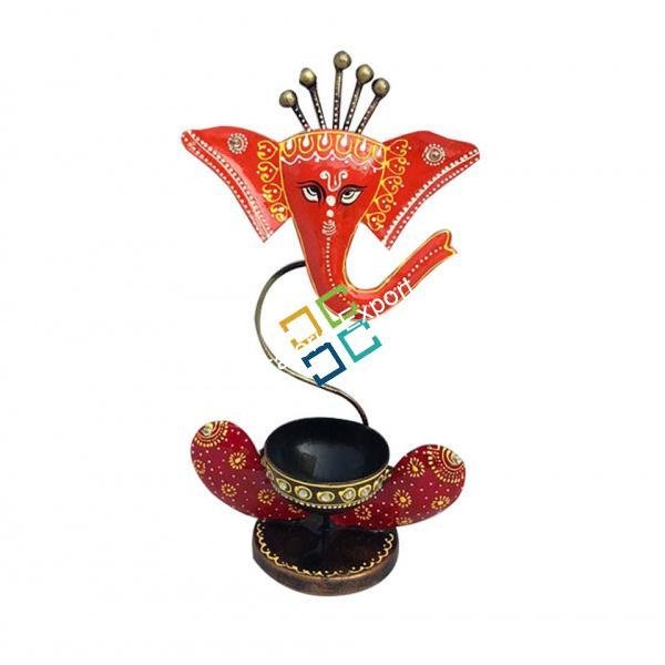 Decorative ganesh Showpiece/tealight candle Holder showpiece