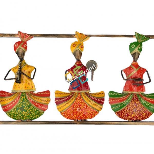 Unique handicraft metal sardar musician men wall frame for living room, office decor, - Image 2