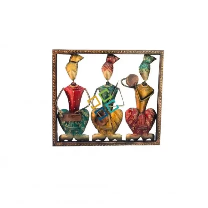 Antique handicraft sitting sardar musical men wall frame / wall hanging for  home decor - Image 2