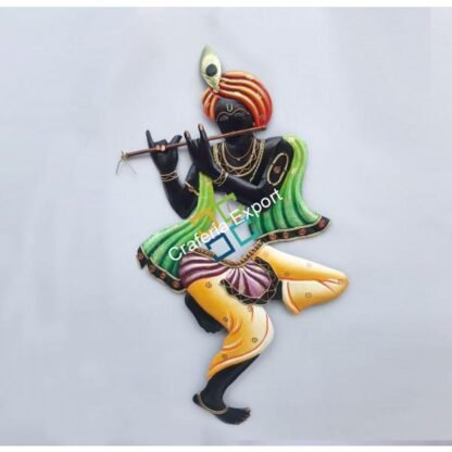 Beautiful Art lord krishna playing flute wall hanging showpiece for home decor/gifts item - Image 3