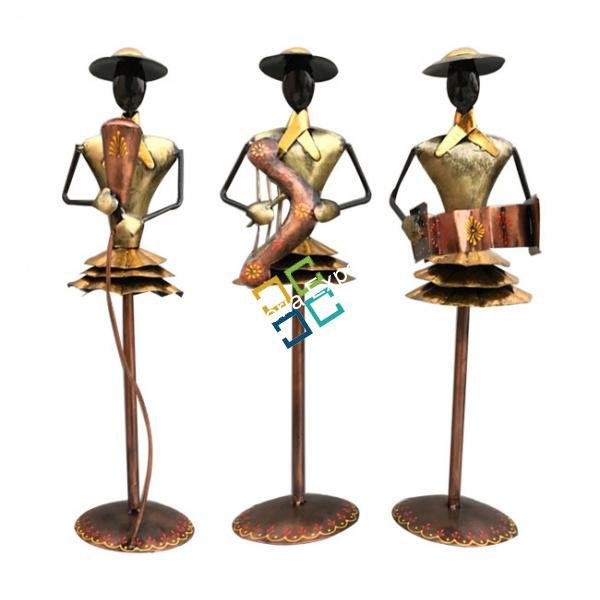 Triplet Musicians showpiece set of 3 - Image 2