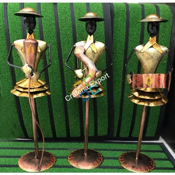 Triplet Musicians showpiece set of 3 - Image 3