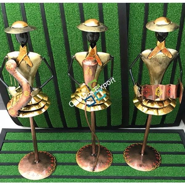 Triplet Musicians showpiece set of 3 - Image 4