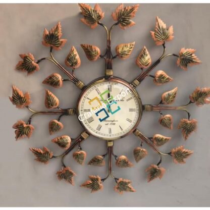Accents Round shaped  Leaf Petals wall clock /wall decor - Image 3