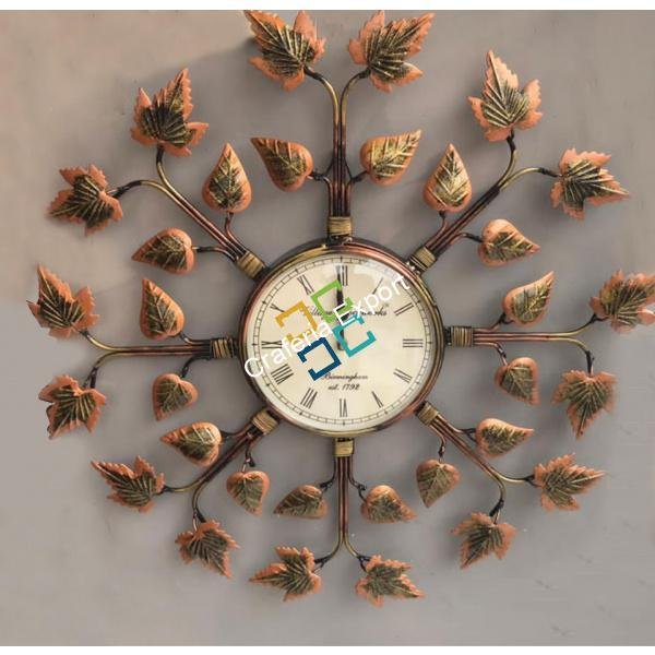 Accents Round shaped Leaf Petals wall clock /wall decor - Image 3