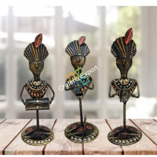 classical tribal musical men showpiece set of 3
