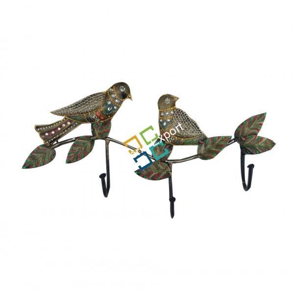 beautiful Sparrow sitting key holder/wall mount - Image 2
