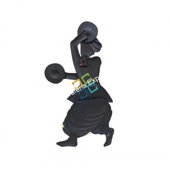 Indian Rajasthani Musician wall hanging / Wall Art Decor set of 2 - Image 2