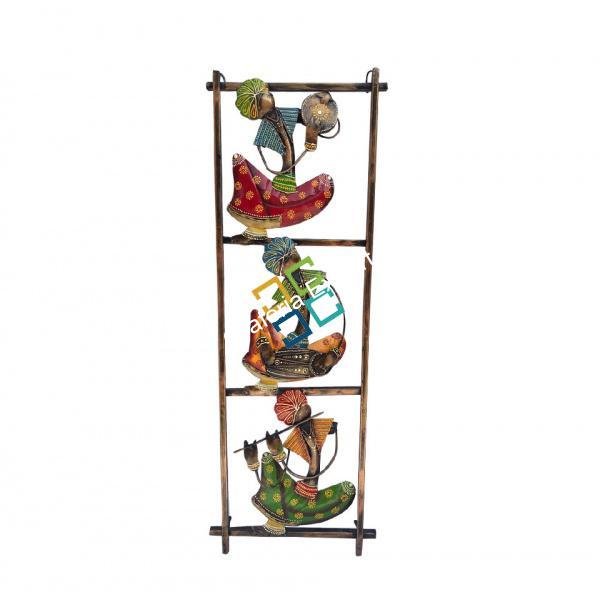 Handcrafted Musical Men showpiece/ Panel / Wall Hanging for Home Decor - Image 3