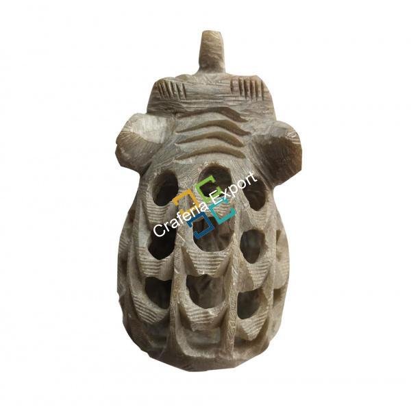 Master piece Exquisite hand crafted Porous Elephant Showpiece for home Decor / Gift - Image 3