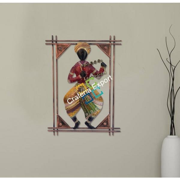 Wall Decor Handcrafted Metal musical frame/Showpiece for Gifts