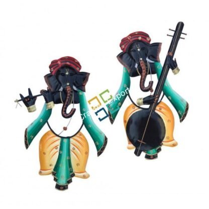 Beautiful handcrafted Metal lord ganesha wall hanging  for home decoration / showpiece - Image 3