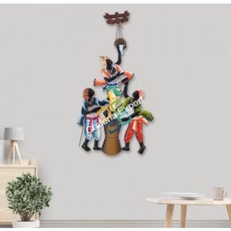 Beautiful Krishna Makhan Chor Wall Hanging Showpiece for home Decoration