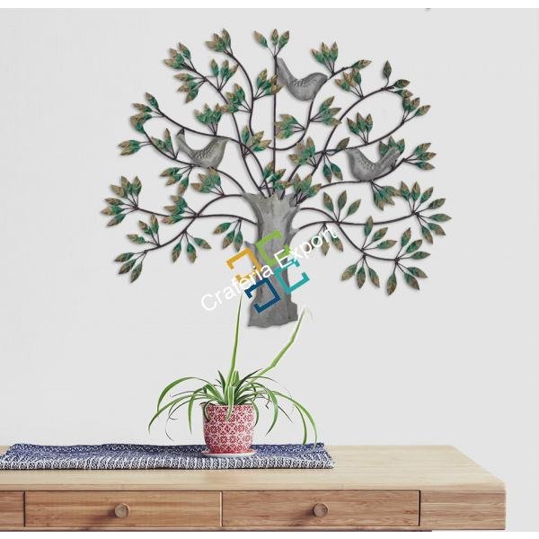 Beautiful tree with sitting bird wall Hanging Art Sculpture / Gift/ wall decor items