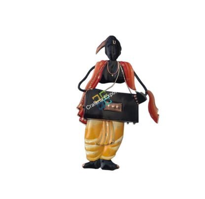 Amazing Pandit Musician wall hanging decoration showpiece ( set of 2) - Image 2