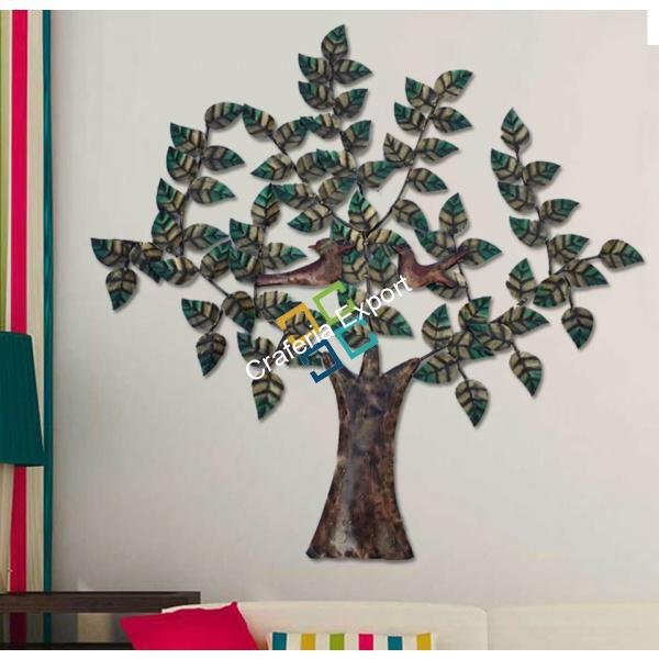 Elegant tree with sitting bird wall Hanging Art Sculpture / Gift/ wall decor items