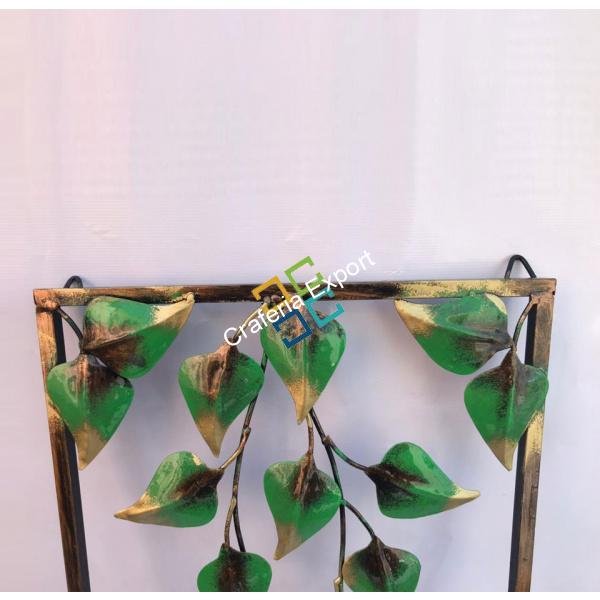 Leaf frame with ganesh T-light candle holder for wall decor - Image 3
