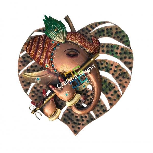 Trendy Handicraft Ganeshna Wall Hanging on Palm leaf for wall decor/interior decor - Image 3
