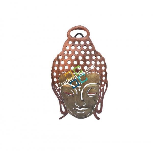 Decorative Handcrafted Buddha Face Figurine Showpiece/Wall Hanging - Image 4