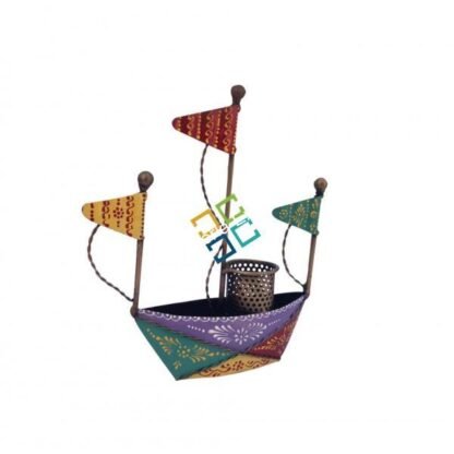 Unique Boat Shaped Pen Holder For Home /Table Decor - Image 4