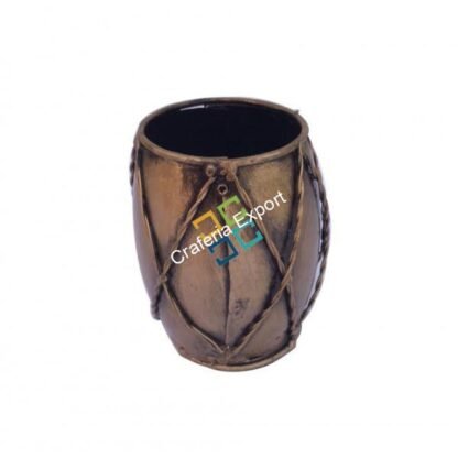 Beautiful/ Antique Handcraft  Dholak/Drum pen holder stand/Desk Organiser - Image 4