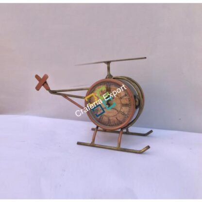Elegant Metal Helicopter Watch  For Home/Table Decor - Image 3