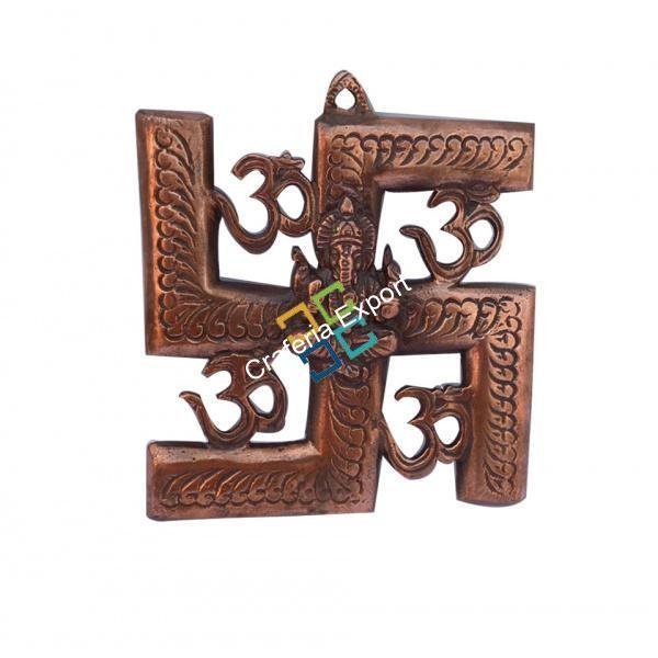 Swastik Om Ganesha Wall Mounted Decor showpiece/Gift Item - Image 4